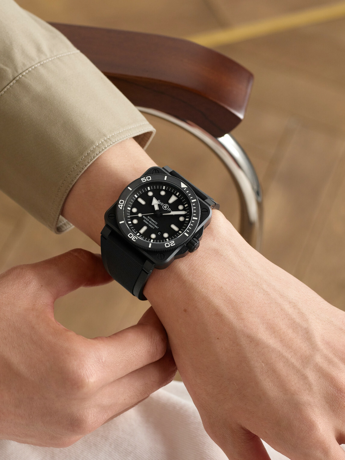 Bell & Ross - BR-03 Diver Automatic Ceramic Watch, Ref. BR03A-D-BL-CE/SRB