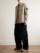 Stone Island - Logo-Appliquéd Twill Shirt Jacket - Neutrals