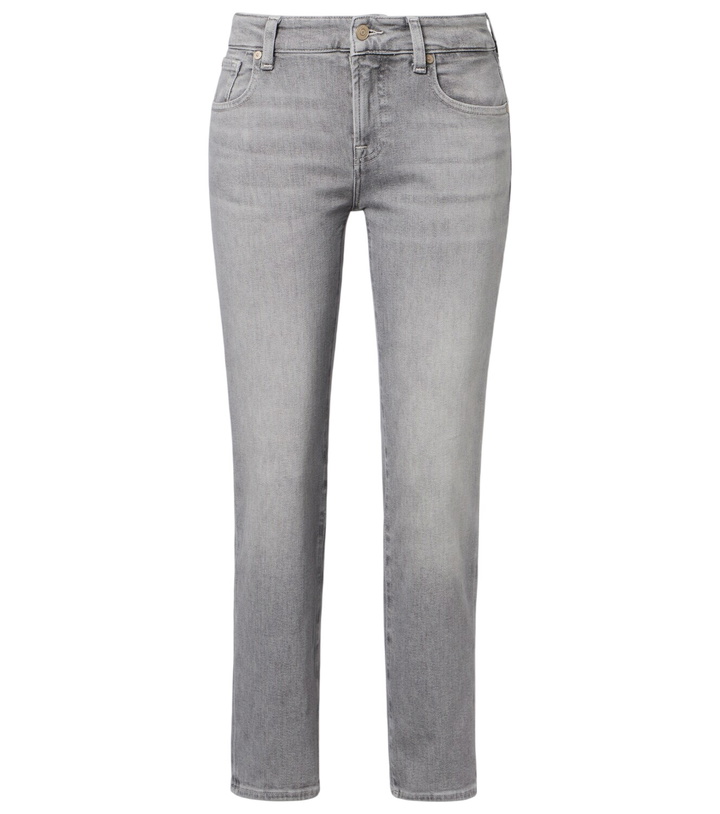 Photo: 7 For All Mankind Calie cropped straight jeans