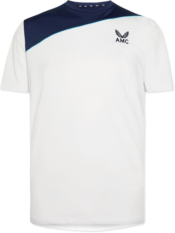 Photo: Castore - Logo-Print Panelled Stretch-Jersey Tennis T-Shirt - White