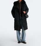 Yves Salomon Hooded down coat
