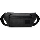 Hugo Gray Grained Faux-Leather Belt Bag