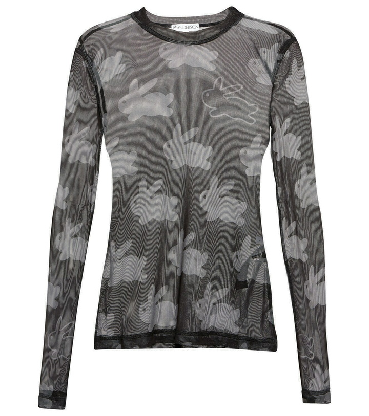 Photo: JW Anderson Printed mesh top