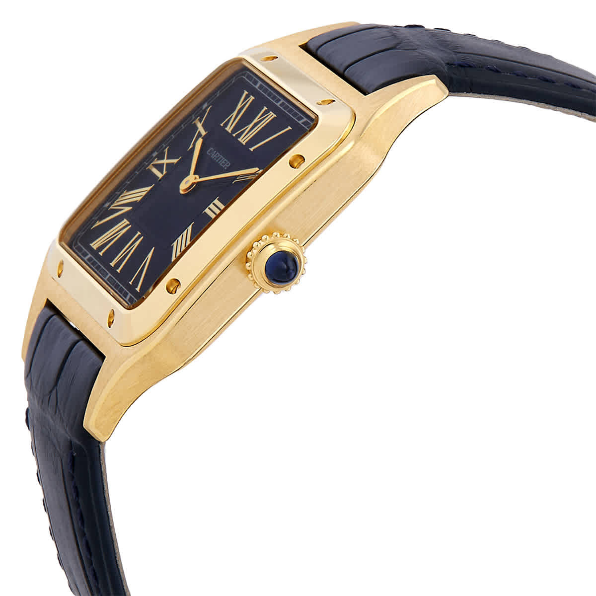 Cartier Santos-Dumont Large Model Yellow Gold Watch WGSA0115