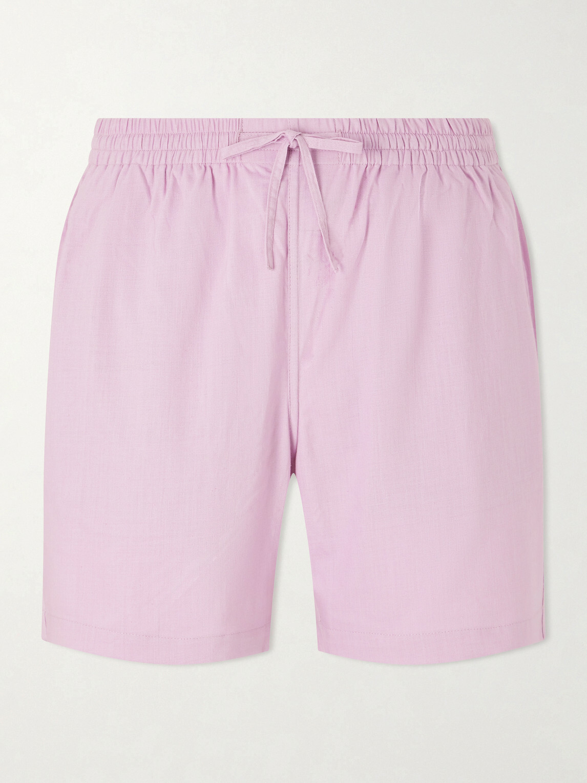 Kardo - Olbia Straight-Leg Cotton Drawstring Shorts - Pink