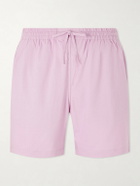 Kardo - Olbia Straight-Leg Cotton Drawstring Shorts - Pink