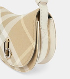 Burberry Rocking Horse leather-trimmed crossbody bag