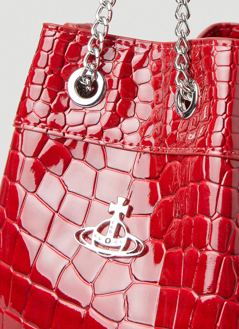 Vivienne Westwood Medium Chrissy Leather Bucket Bag