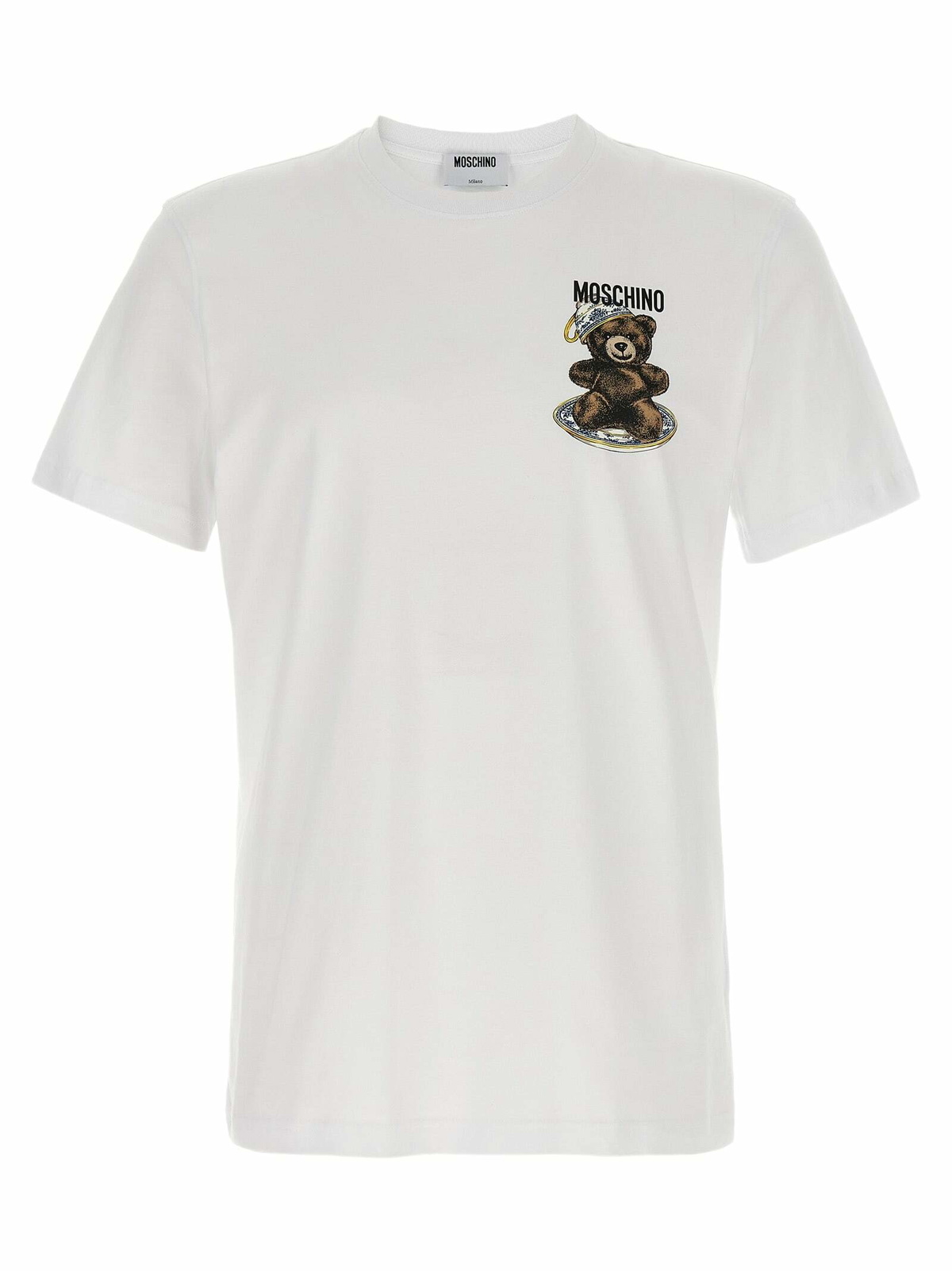 【関税込み】Moschino ベージュ Teddy Mesh Tシャツ Moschino Beige Teddy Mesh T-Shirt Moschino