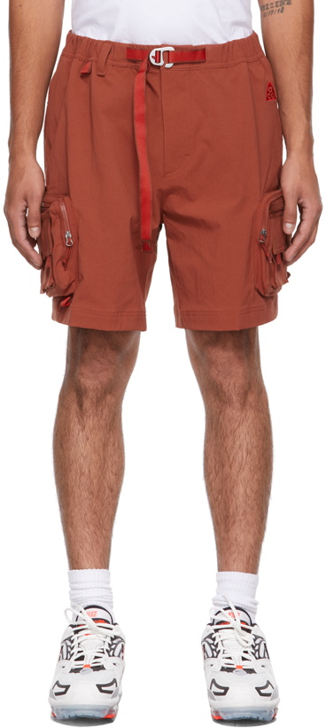 Photo: Nike Red ACG Cargo Shorts