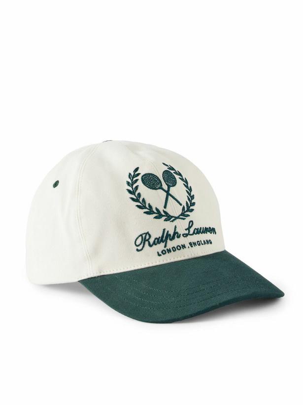 Photo: Ralph Lauren Purple label - Logo-Embroidered Cotton-Blend Twill Baseball Cap