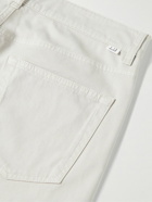 Dunhill - Straight-Leg Cotton-Blend Twill Trousers - Gray
