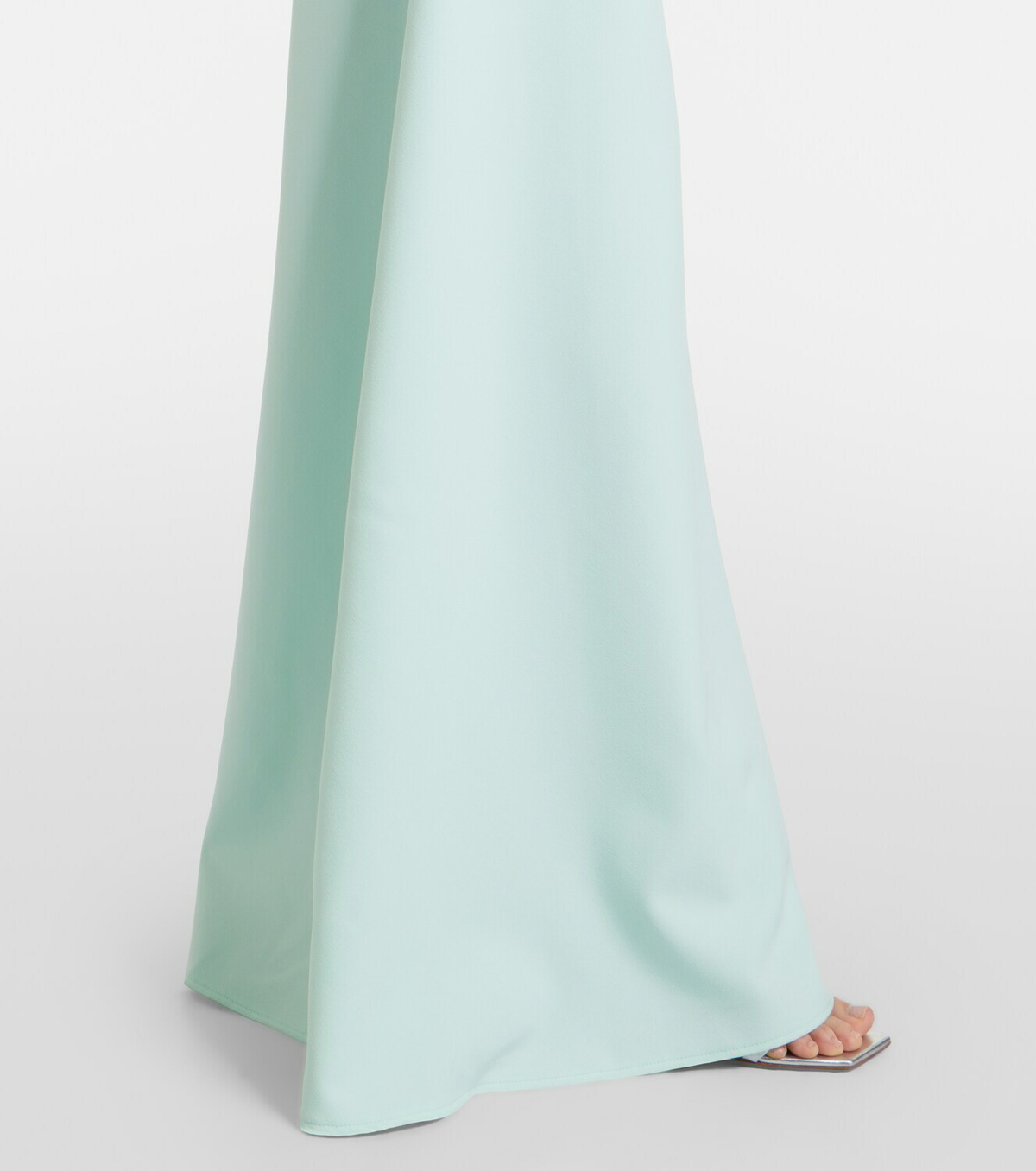 Safiyaa Stephanie draped crêpe gown