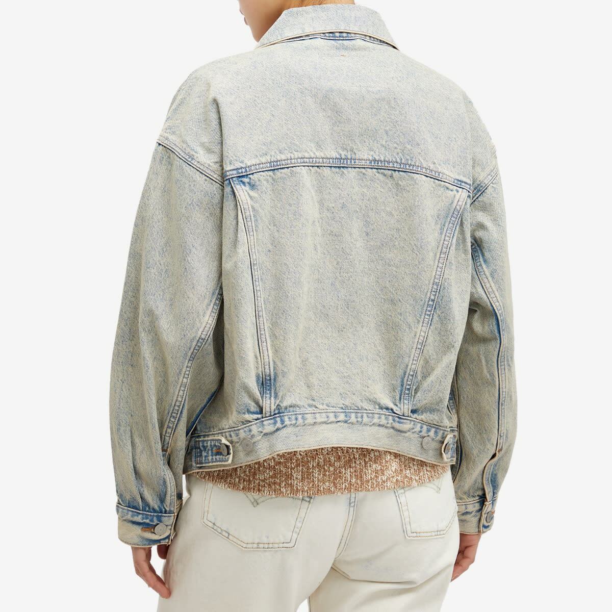 Levi’s Collections Women's Levis Vintage Clothing 90s Denim Trucker Jacket in Where'S The Tint Tru