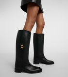 Gucci Leather knee-high boots