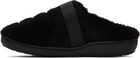 A.P.C. Black SUBU Edition Belt Line Slippers