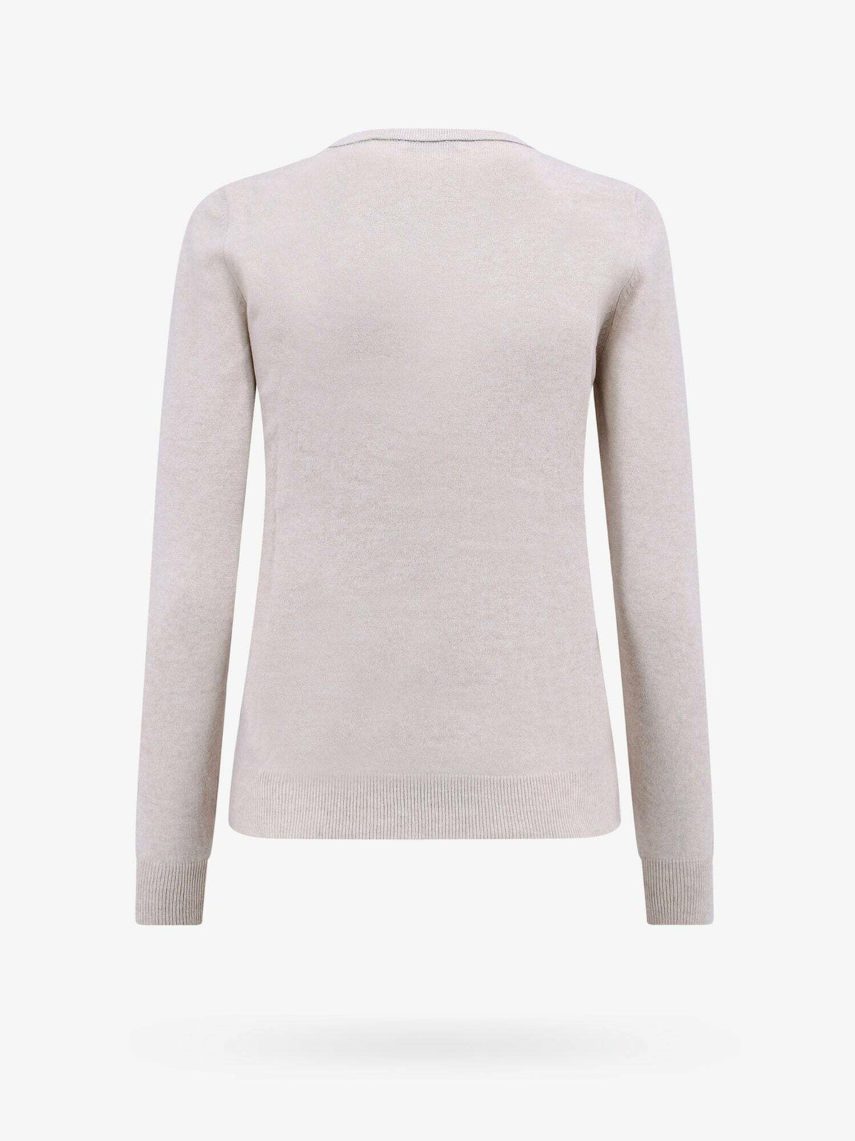 Pull Brunello Cucinelli Femme - Taille L - Coloris Beige - Zip Complet, Manches 3/4 - NEUF Avec étiquettes