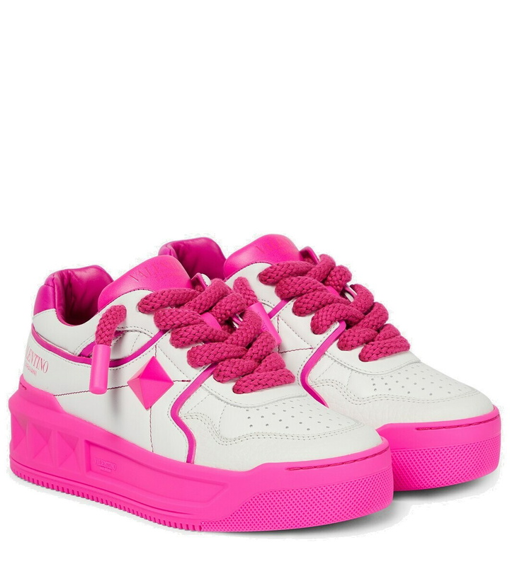 Photo: Valentino Garavani One Stud leather low-top sneakers