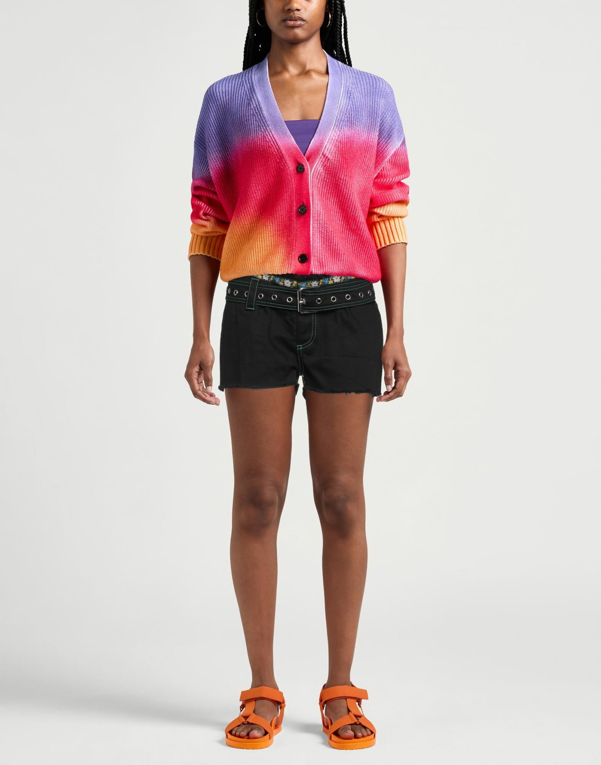Cormio Womens Denim shorts in Black