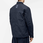 Norse Projects Men's Pelle Waxed Nylon Insulated Jacket in Dark Navy