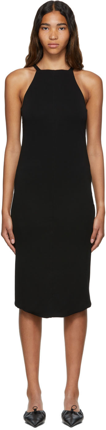 sportmax black dress entremains