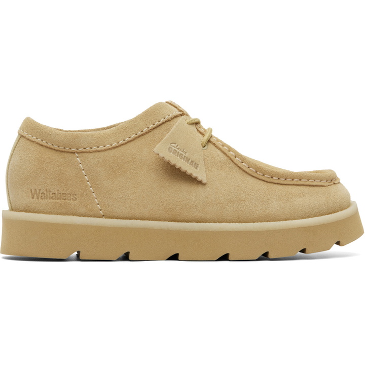 Photo: Clarks Originals Beige Meare Wallabee Derbys