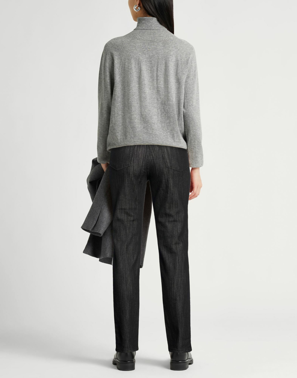 Kiton Womens Jeans in Black