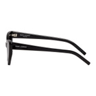 Saint Laurent Black Lily Cat-Eye Sunglasses