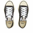 Maison MIHARA YASUHIRO Men's Peterson Low Vintage Sole Canvas Sneakers in Black