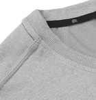 Reigning Champ - Performance Mesh-Panelled Mélange Jersey T-Shirt - Gray