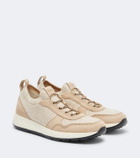 Tod's Leather-trimmed sneakers