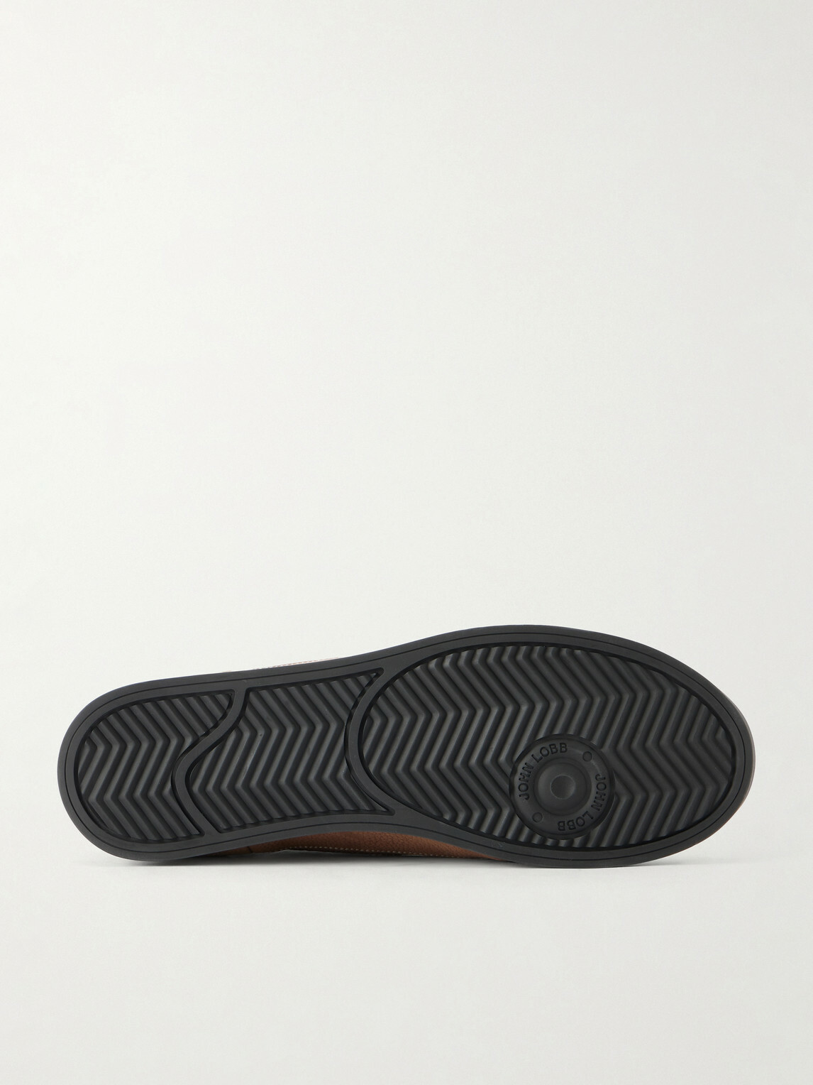 John Lobb - Court Panelled Nubuck Sneakers - Brown