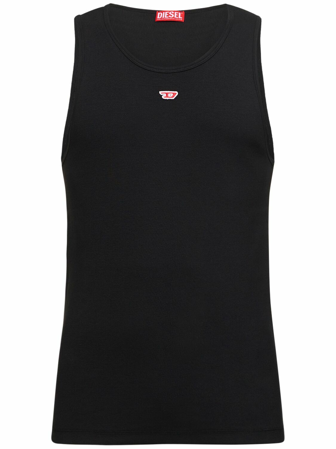 Diesel 2-Pack Pure Cotton Tank Tops - Black