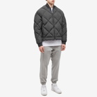 Cole Buxton Men's CB Quilted Bomber Jacket in Black