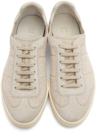 Brunello Cucinelli Taupe Knit Hybrid Sneakers