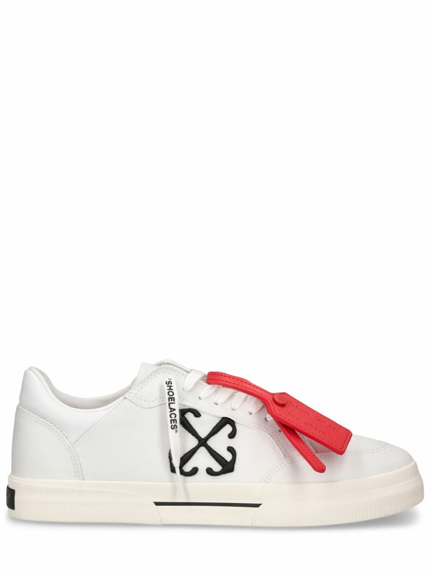 Photo: OFF-WHITE New Low Vulcanized Canvas Sneakers