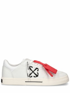 OFF-WHITE New Low Vulcanized Canvas Sneakers