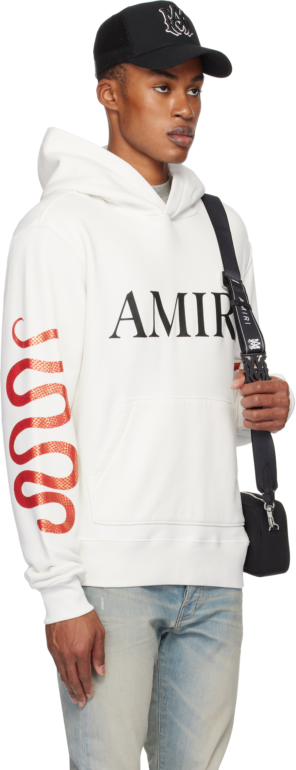 AMIRI Off-White 'Amiri' Snake Hoodie Amiri