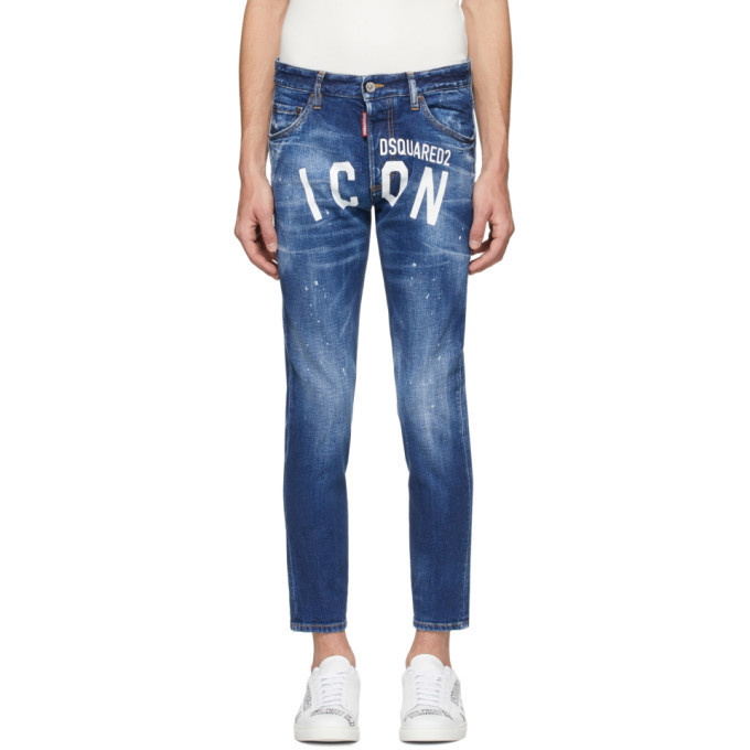 Photo: Dsquared2 Blue Skinny Dan Jeans