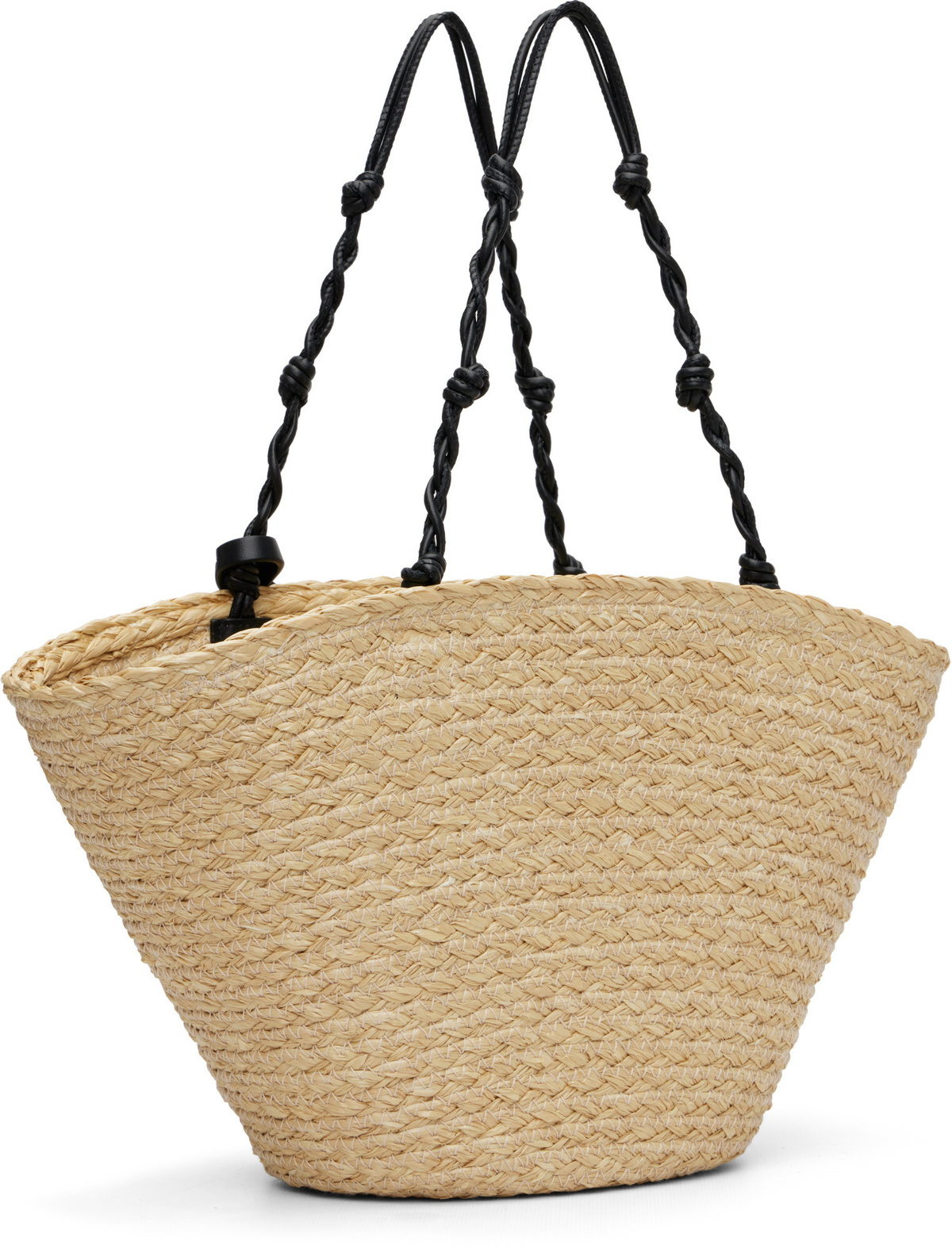 Jil Sander Beige Small Tangle Bucket Tote