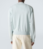 Auralee Cotton, wool and silk sweatshirt
