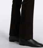 Arma Albie suede straight pants