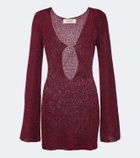 Bananhot Rey sequined knitted minidress