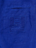 120% - Slim-Fit Linen Blazer - Blue
