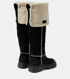 Hogan H619 suede knee-high boots