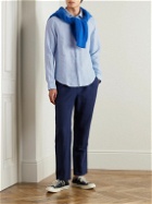 Onia - Spread-Collar Linen Shirt - Blue
