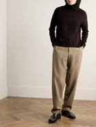The Row - Mavel Wool Rollneck Sweater - Brown