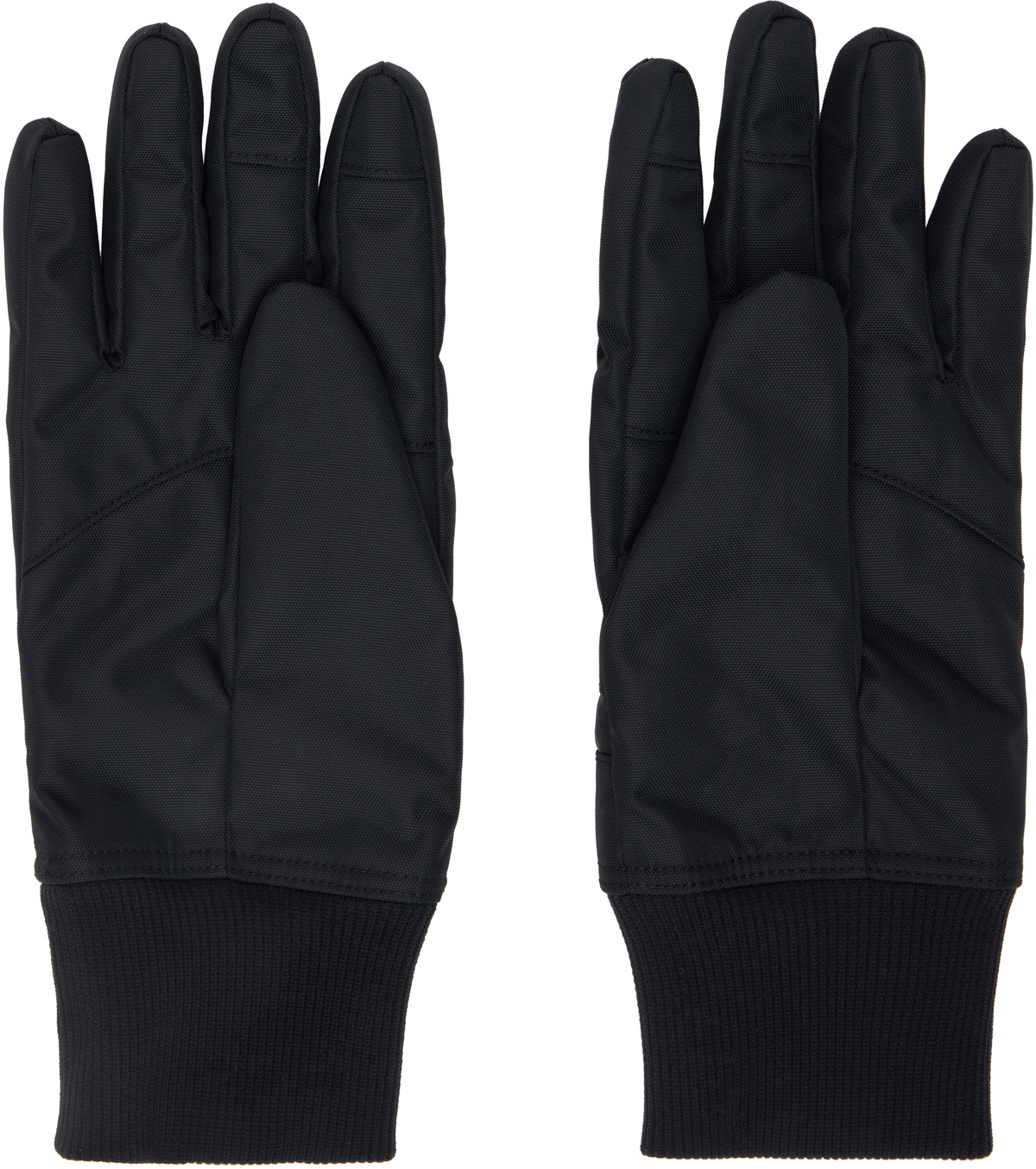 Y-3 Black Nylon Gloves