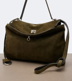 Balenciaga Rodeo Medium suede shoulder bag