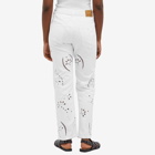 Isabel Marant Women's Irina Embroidered Jeans in White